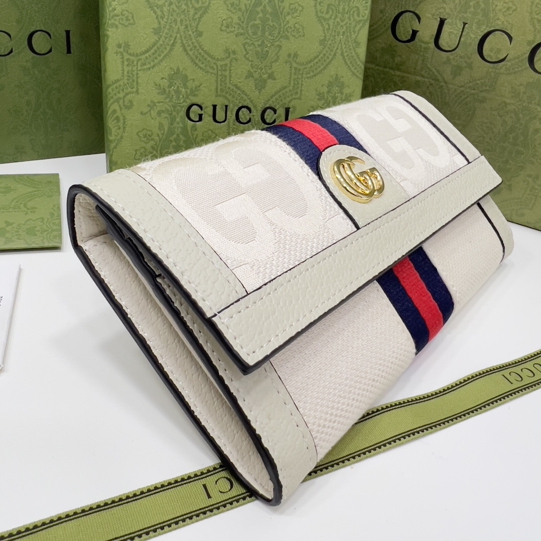 Iconic Set: Gucci Gg Emblem Large Tote Bag And Ophidia Ukmdg Wallet - Image 11