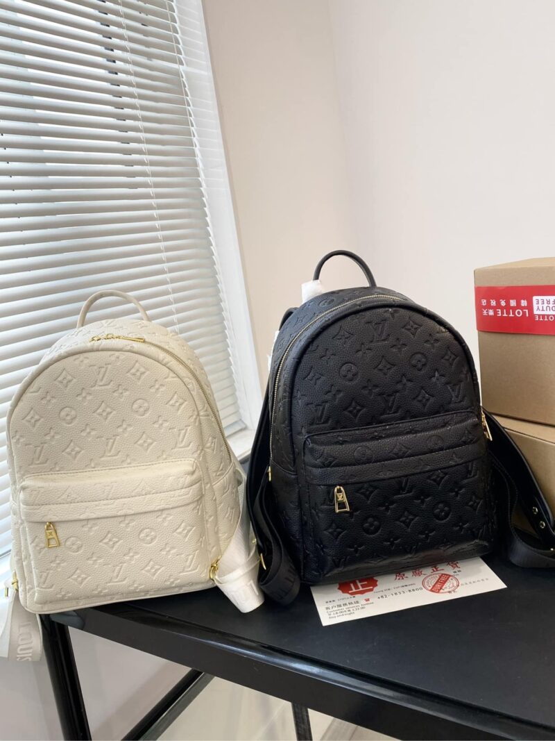 Alternative view of Gucci Gg Embossed Leather Backpack Black 26Cm