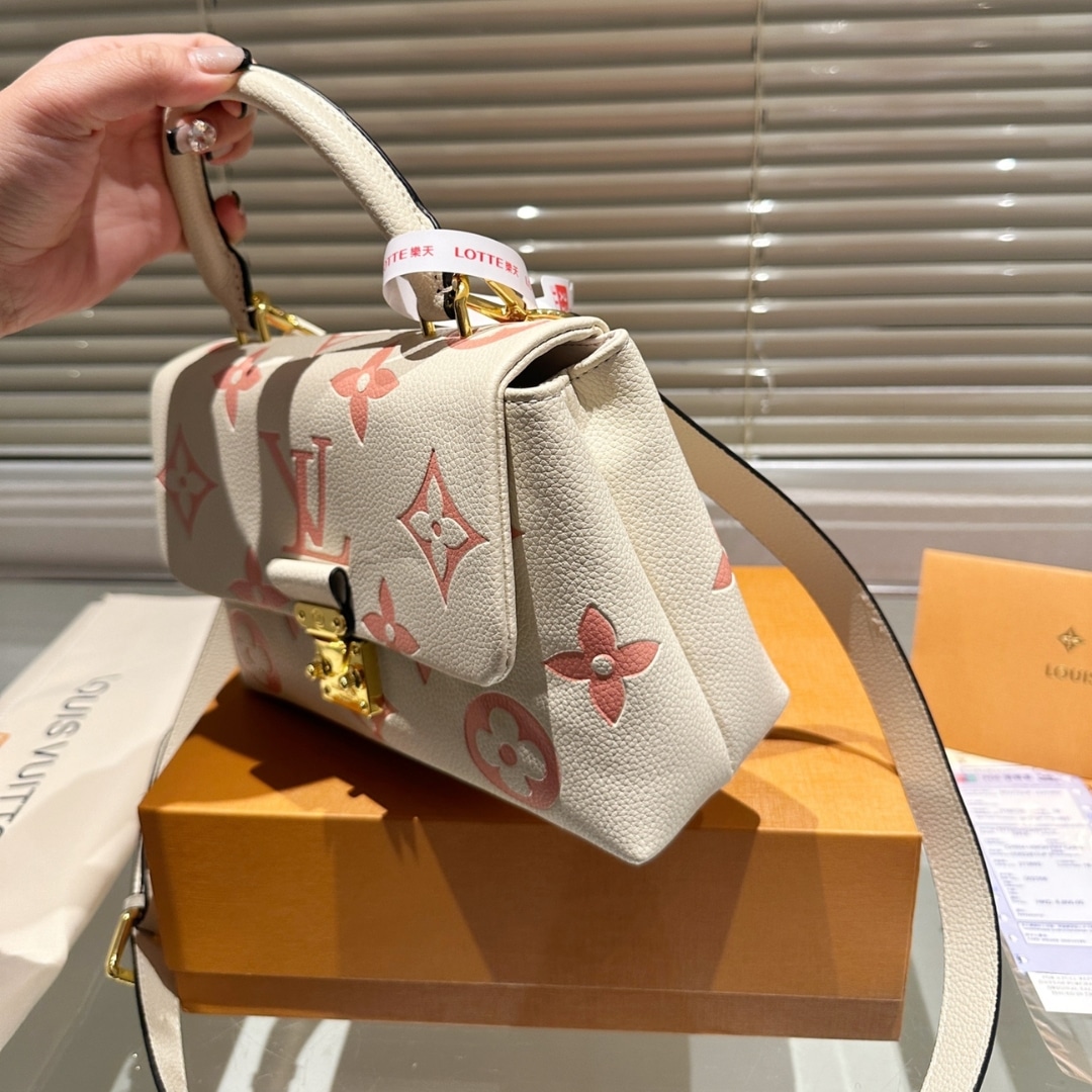 Louis Vuitton Madeleine BB Cream Beige 25Cm - Image 6
