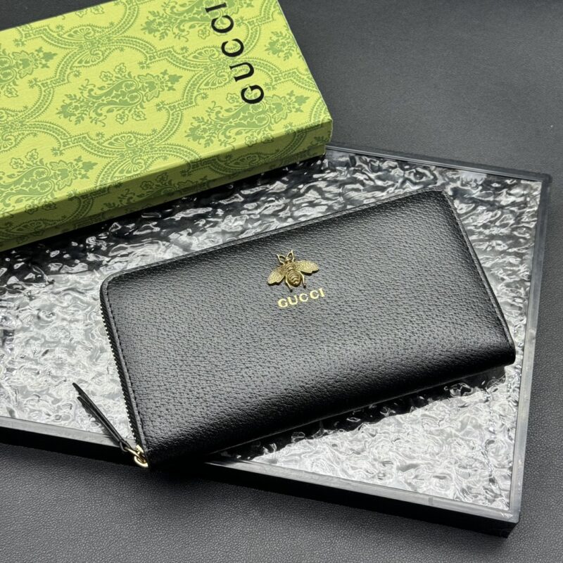 Alternative view of Gucci Animalier Leather Zip Around Wallet 19Cm 523667 Dj20T 1000