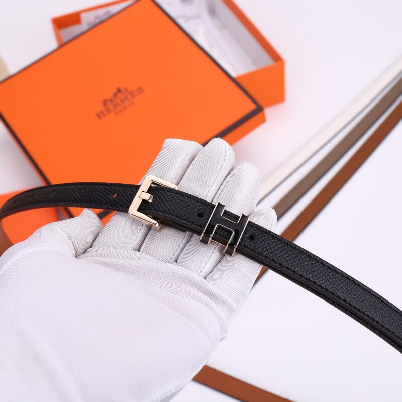Alternative view of Hermes Pop H 15 Belt Black 15Mm H081087Cd89065