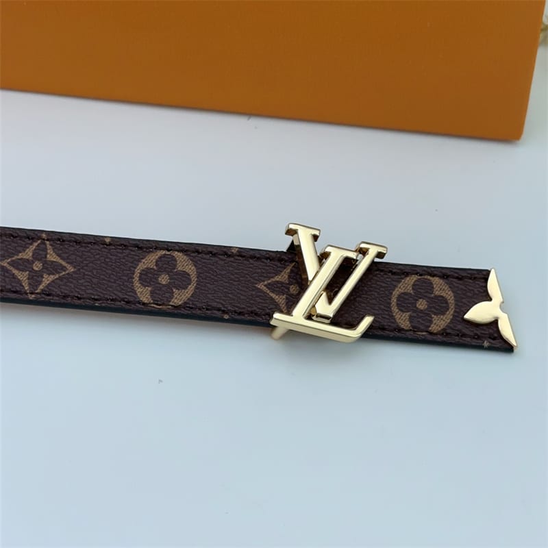 Alternative view of Louis Vuitton Pretty Lv Double Sided Belt Black 20Mm M8232X