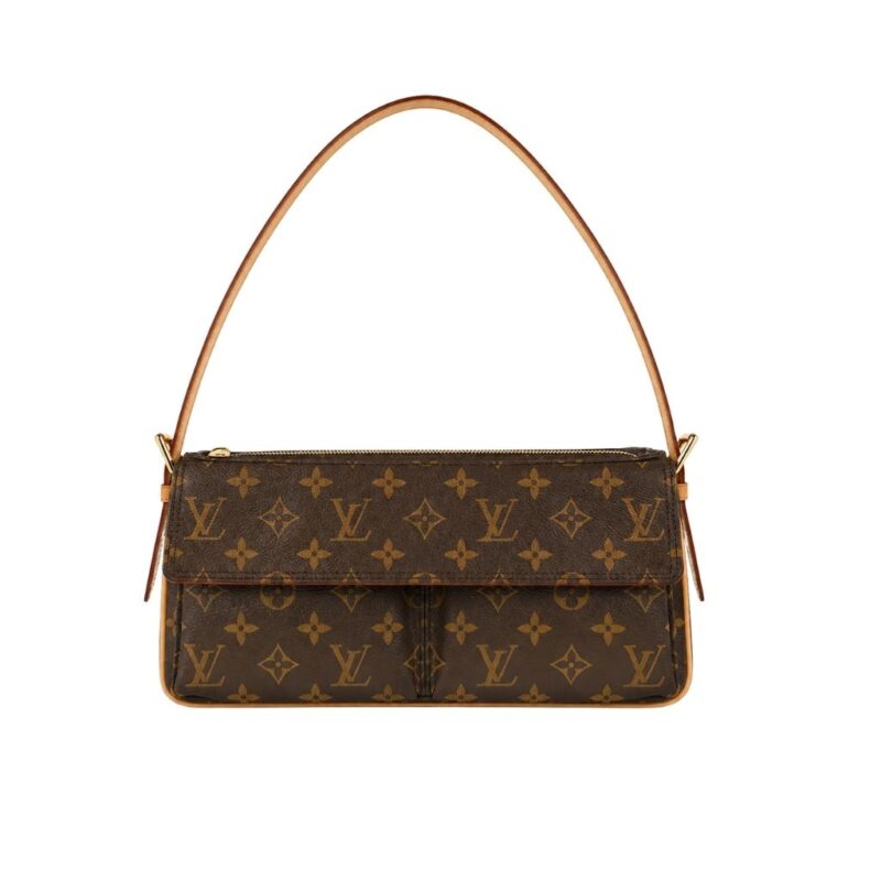 Louis Vuitton Vivacité Monogram Canvas Brown 25Cm M46999
