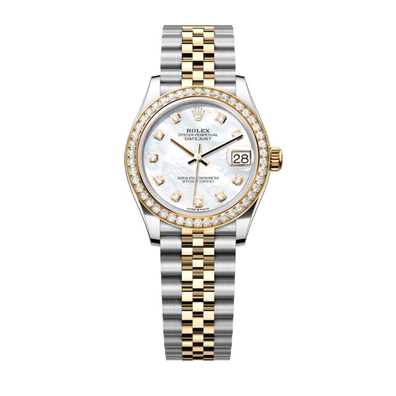 Rolex Datejust 31 Oyster Oystersteel Yellow Gold And Diamonds White 31mm 278383 0002