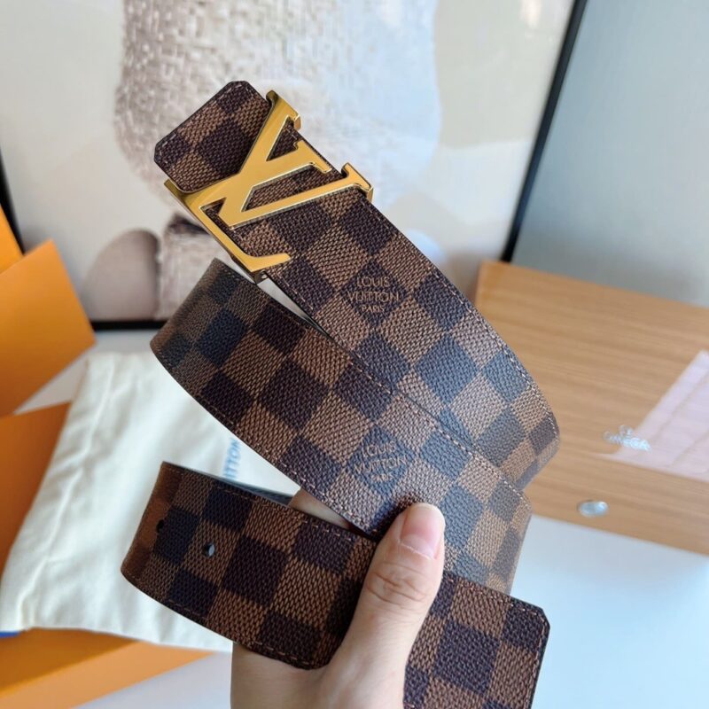 Alternative view of Louis Vuitton LV Iconic 25MM Reversible Belt Damier Ebene Canvas M0568U