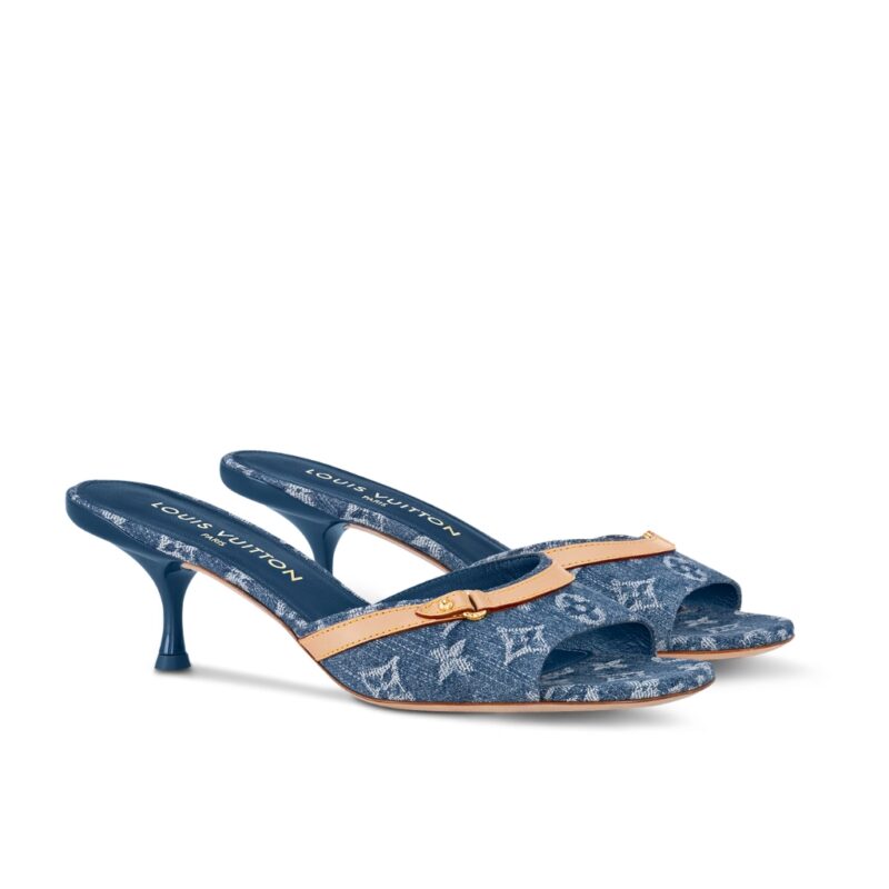 Louis Vuitton 6AM Mule Denim Blue 1ADIF3