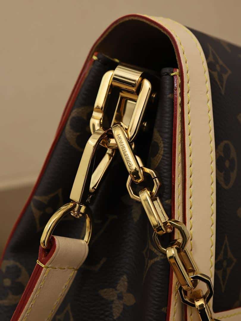 Louis Vuitton Dauphine Soft GM Bag Monogram Canvas Brown 28Cm M47149 - Image 6