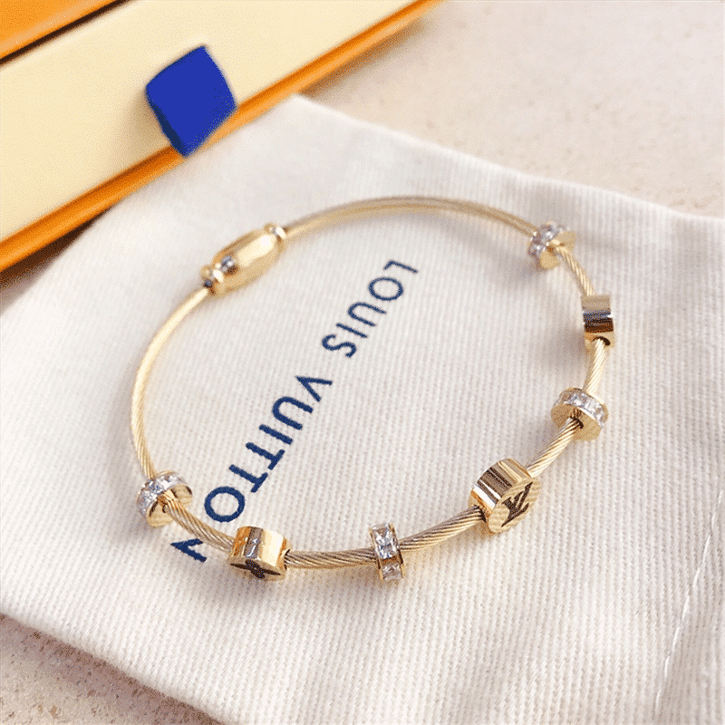 Alternative view of Louis Vuitton Lv Monogram Bracelet Gold