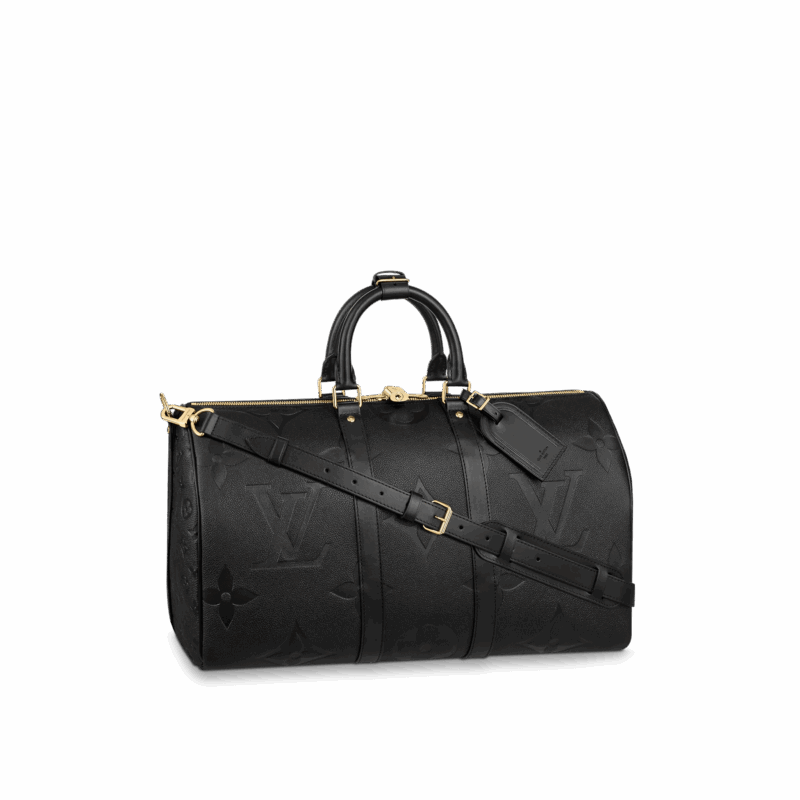 Louis Vuitton Keepall Bandoulière 50 Black M45532