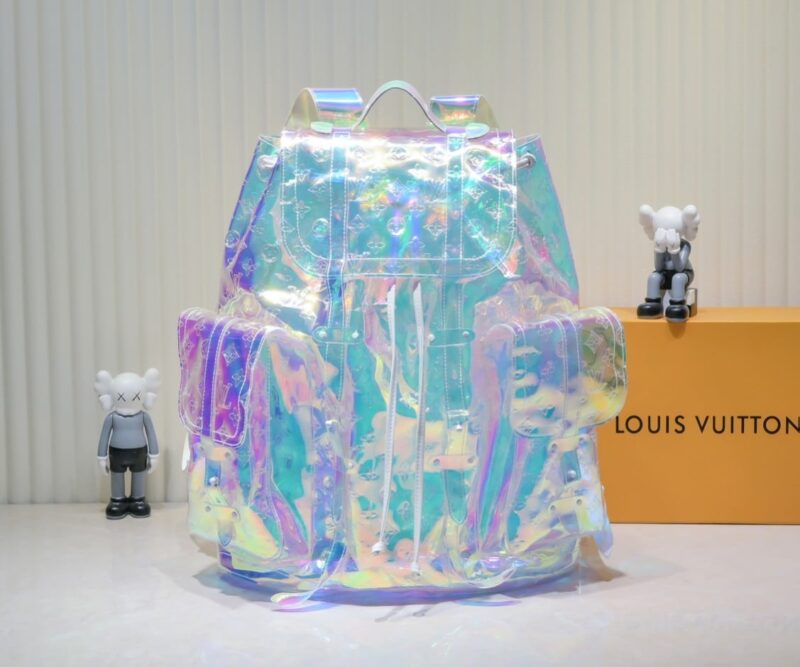 Alternative view of Louis Vuitton X Virgil Abloh Prism Christopher GM Backpack Monogram 49Cm M44766