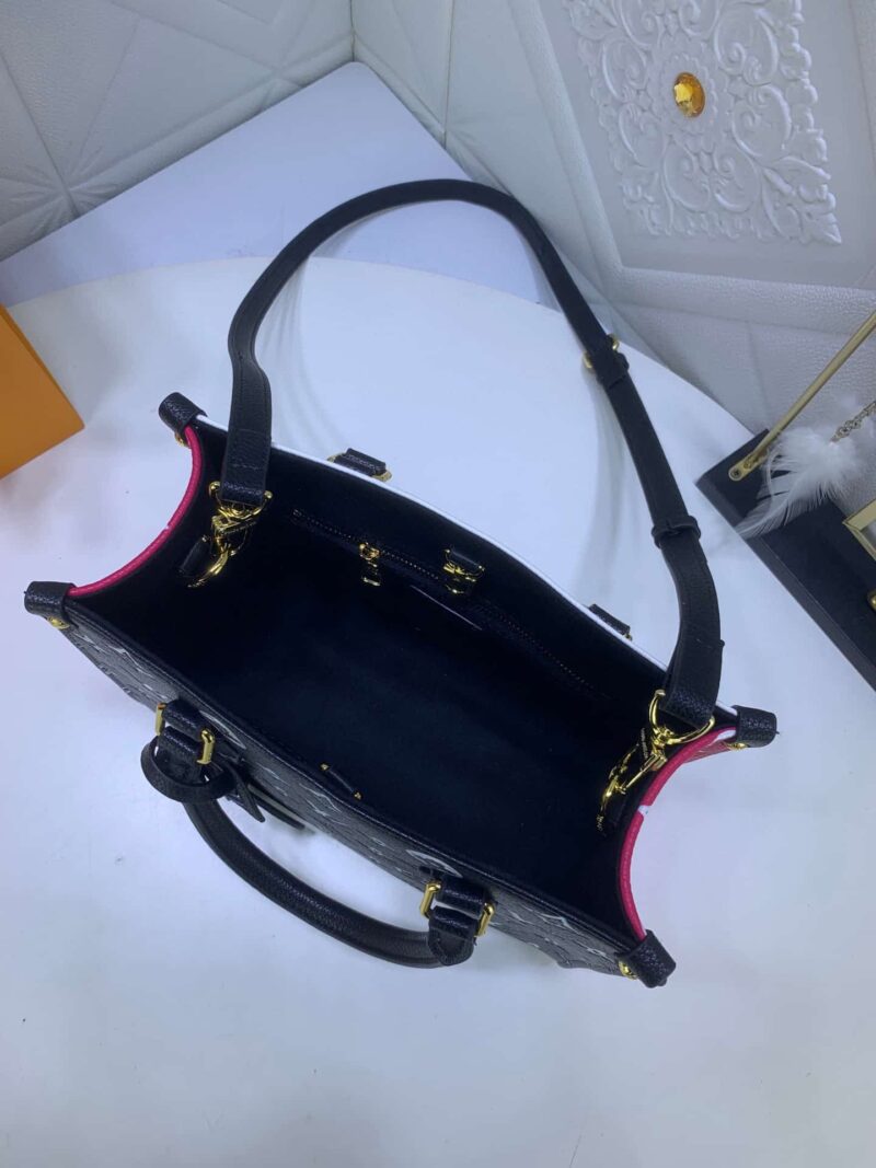 Alternative view of Louis Vuitton Onthego MM 25Cm Black White And Pink M46060