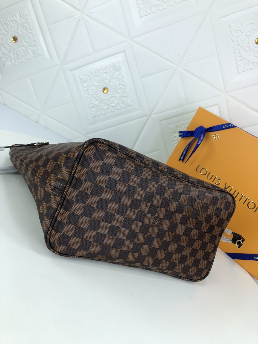 Iconic Set: Louis Vuitton Damier Ebene Neverfull Gm And Zippy Wallet Damier - Image 6