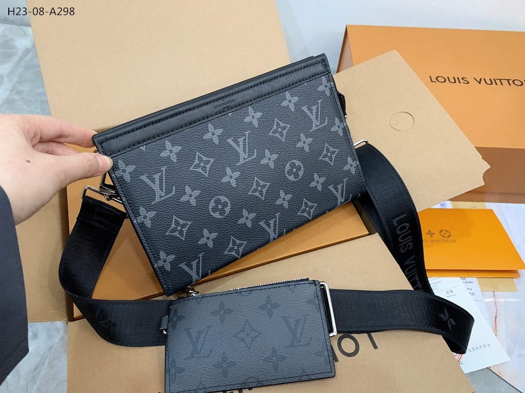 Louis Vuitton Gaston Bag Black 22Cm M81124 - Image 2