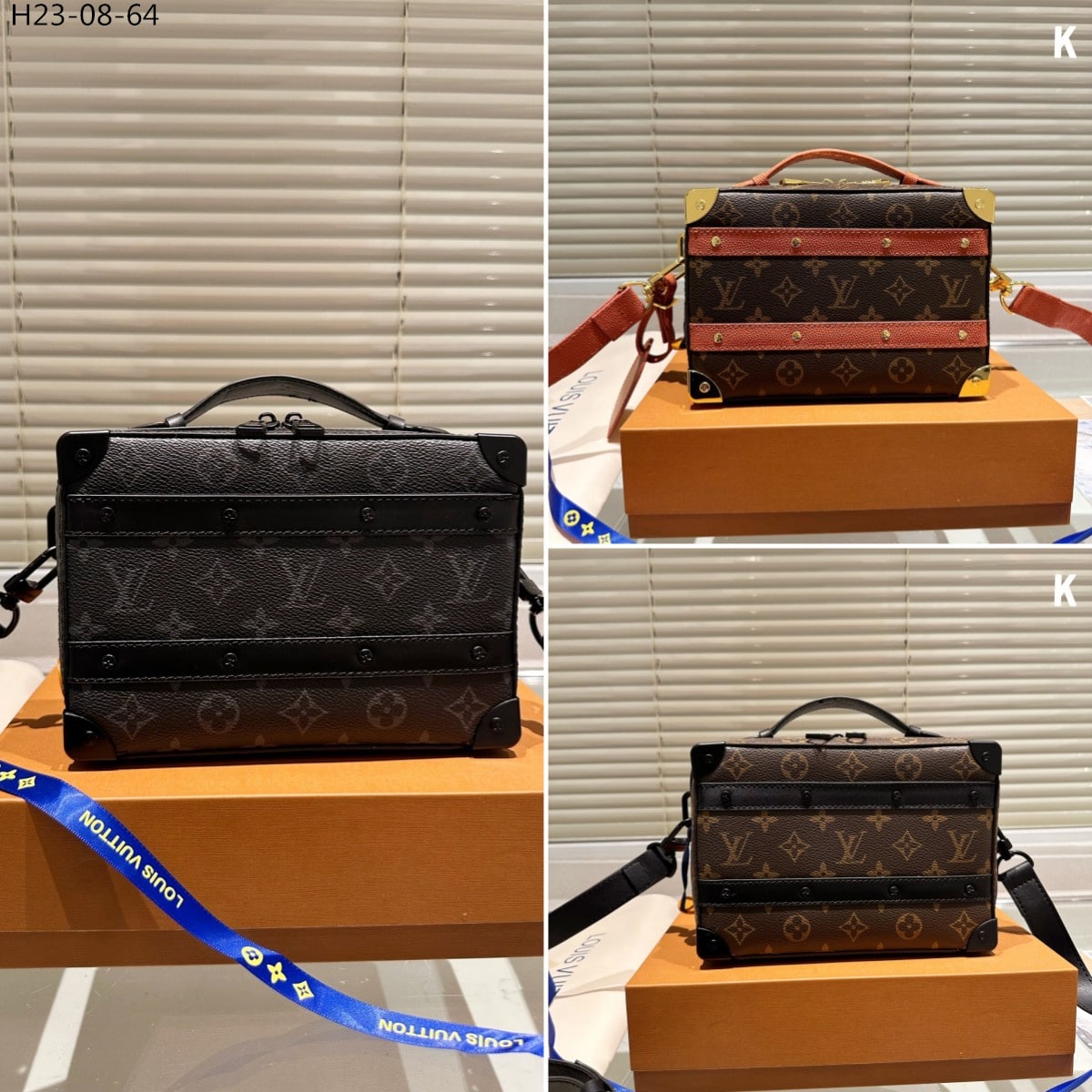 Louis Vuitton Handle Solf Trunk Brown Black 22Cm M45935 - Image 3