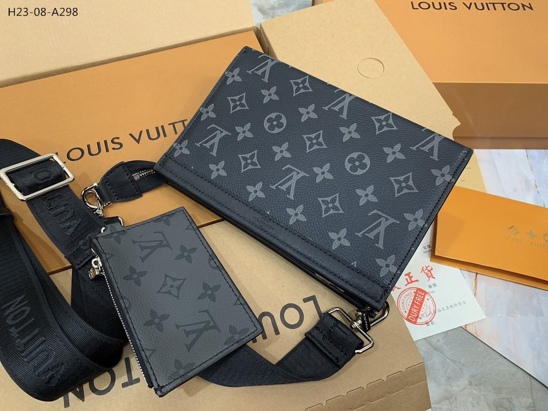 Louis Vuitton Gaston Bag Black 22Cm M81124 - Image 3