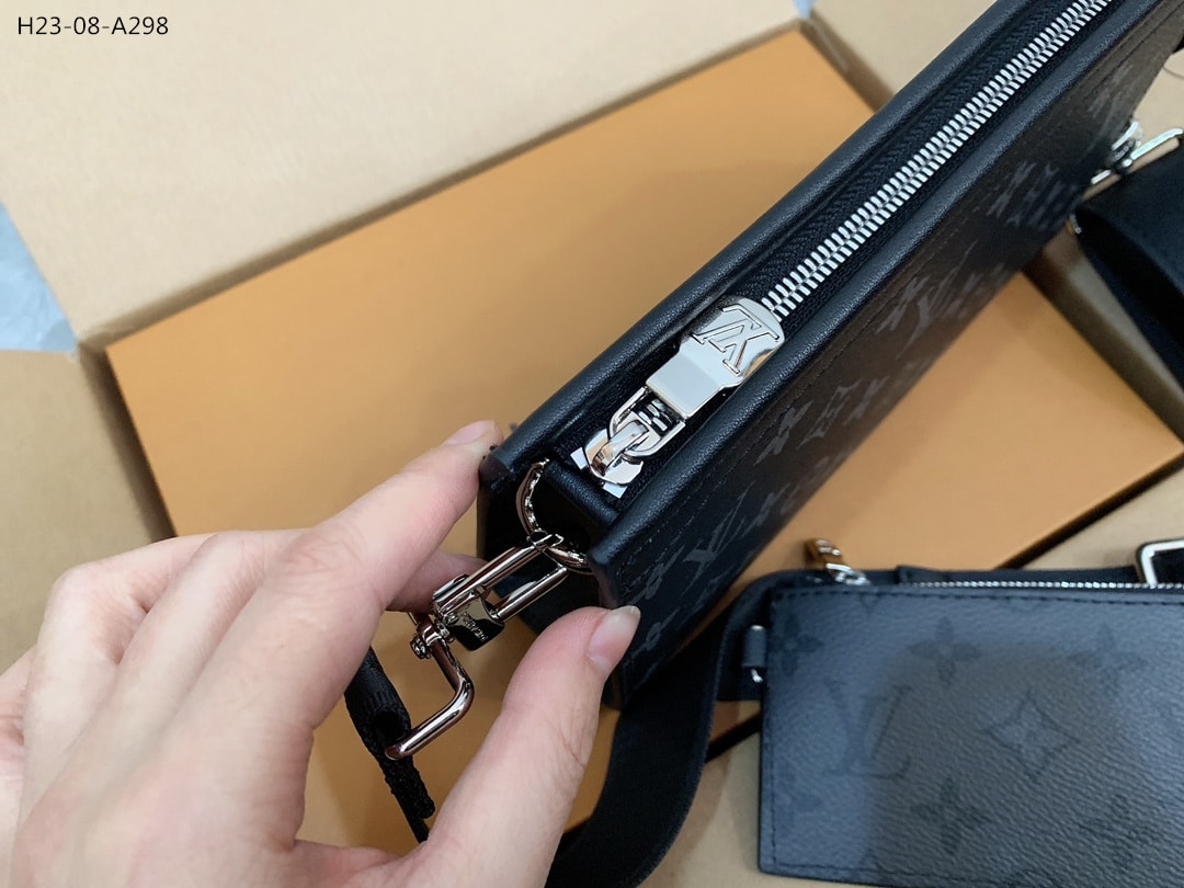 Louis Vuitton Gaston Bag Black 22Cm M81124 - Image 9
