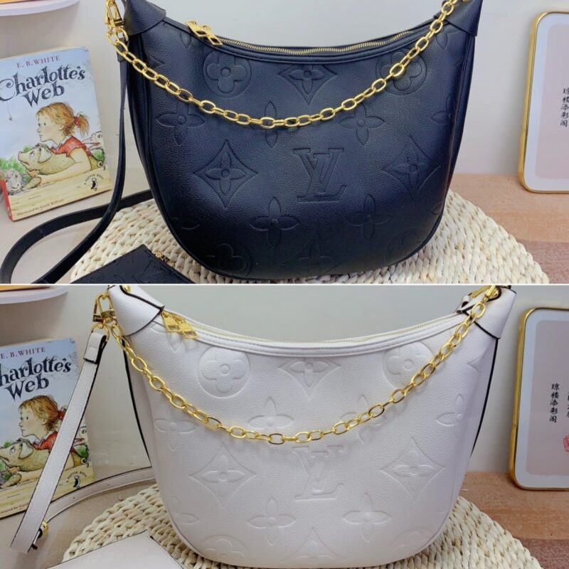 Alternative view of Louis Vuitton Loop Hobo Monogram Empreinte Black 37Cm M46739