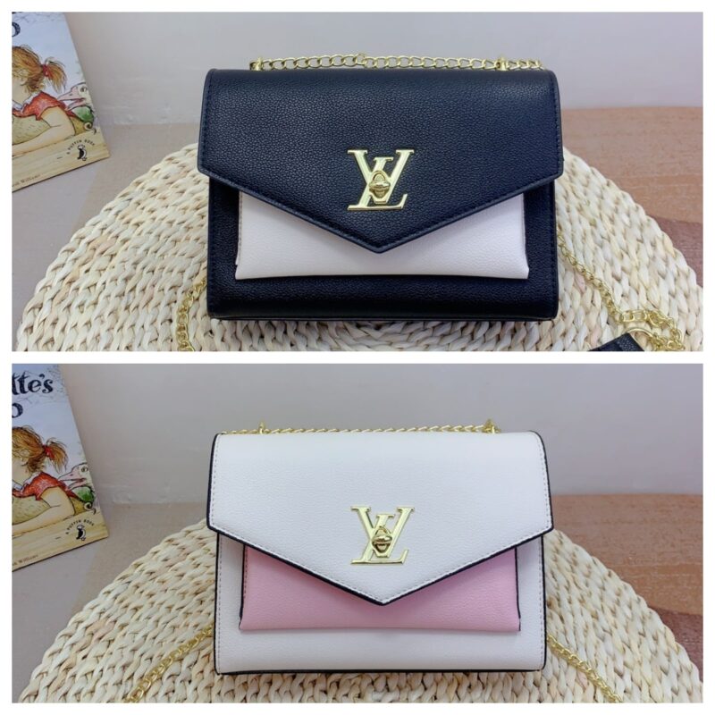 Alternative view of Louis Vuitton Mylockme Satchel Chain Bag Rose Trianon 23Cm M22190