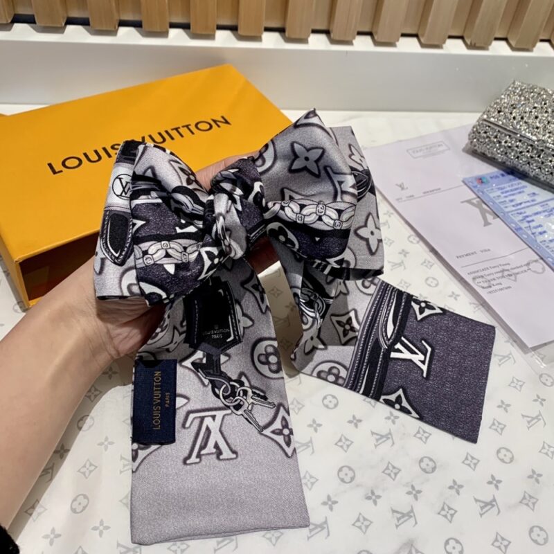 Alternative view of Louis Vuitton Monogram Jacquard Denim Bandeau Black
