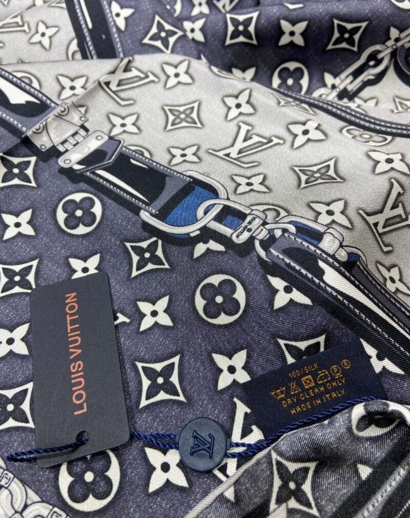 Alternative view of Louis Vuitton Denimgram Confidential Square 90 Grey