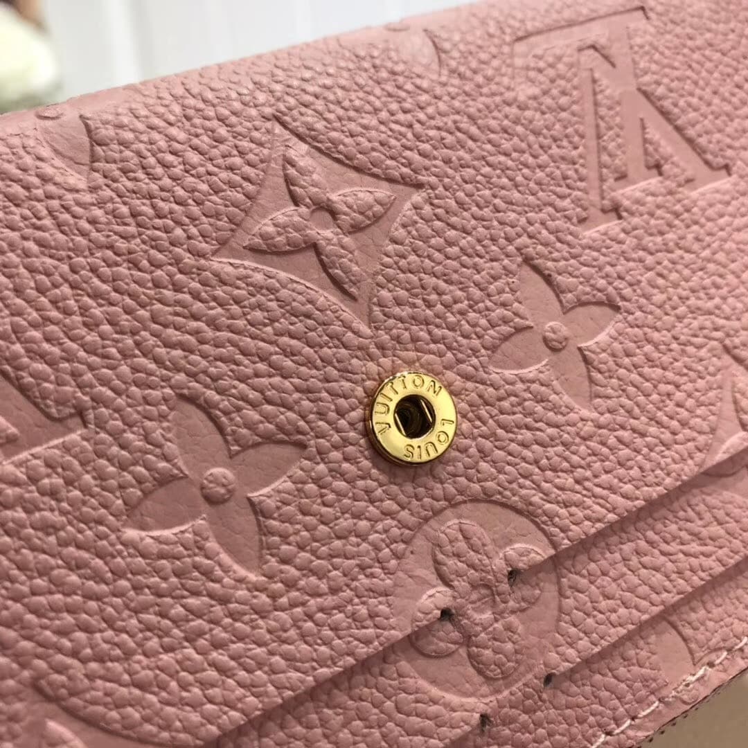 Louis Vuitton Emilie Wallet Pink 19Cm - Image 9