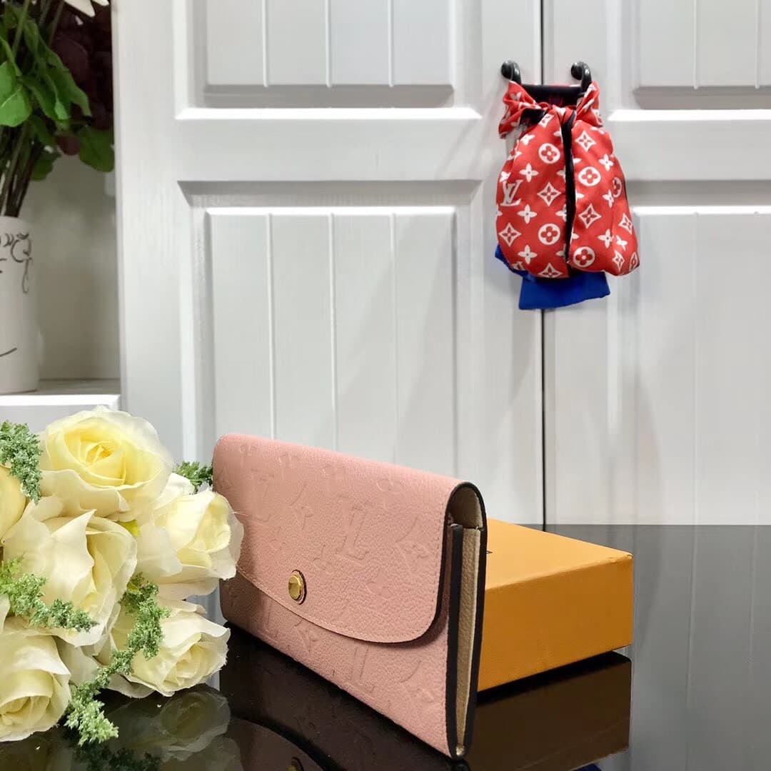 Louis Vuitton Emilie Wallet Pink 19Cm - Image 4