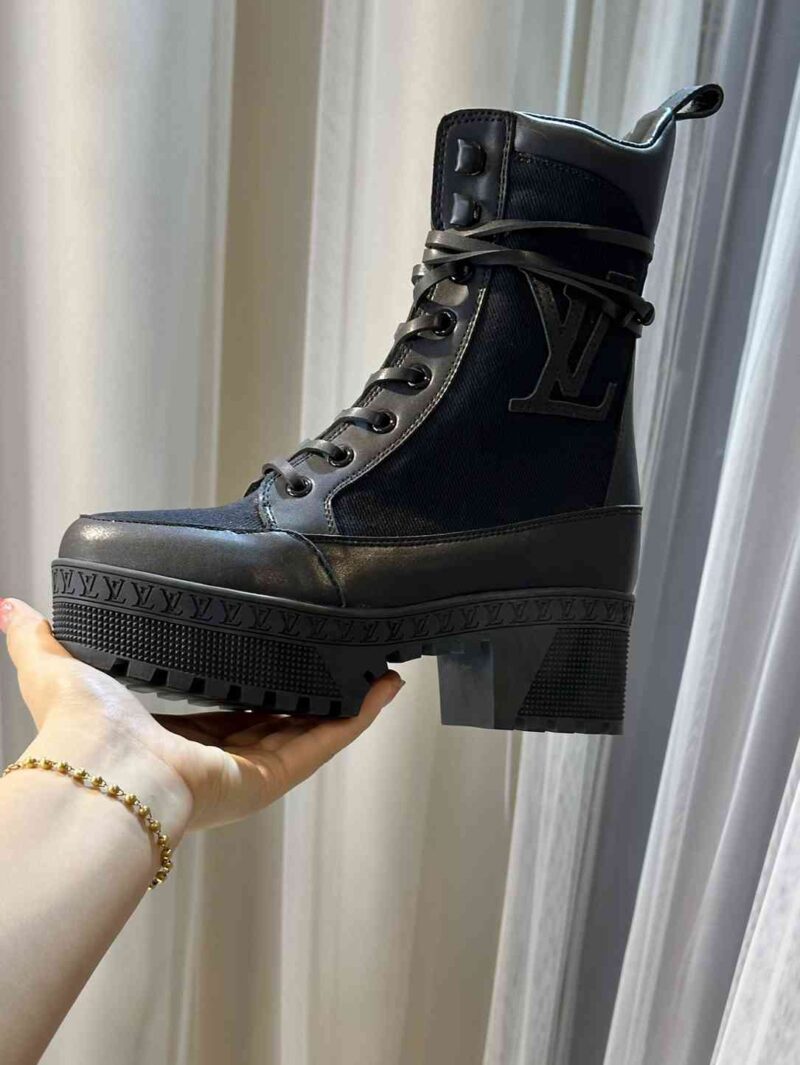 Alternative view of Louis Vuitton Laureate Platform Desert Boot Black 1Ac7Ro