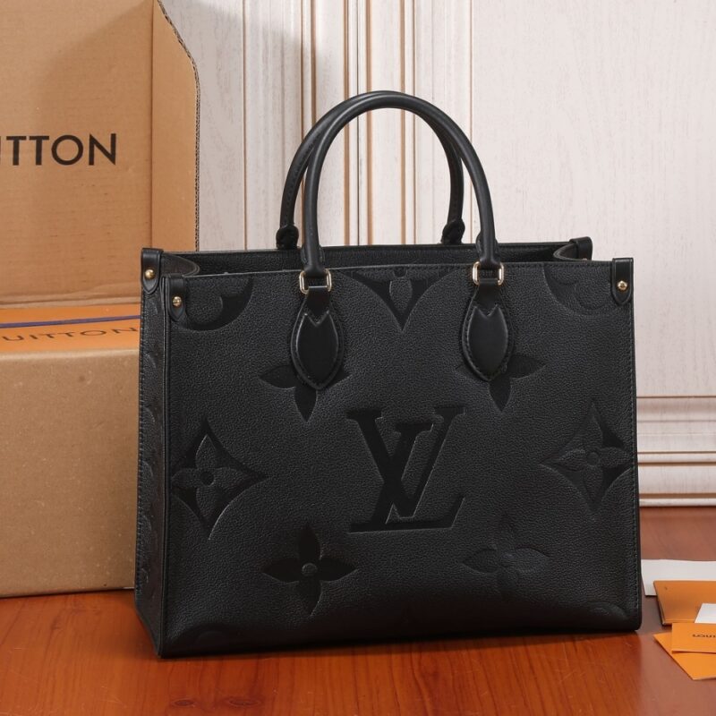 Alternative view of Louis Vuitton Onthego MM Monogram Empreinte Black 35Cm M45595