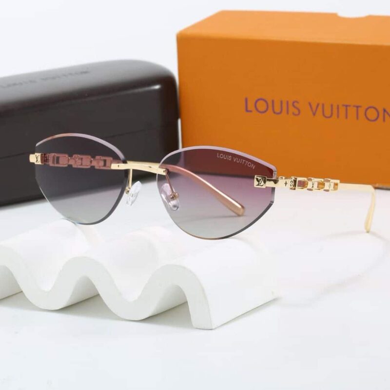Alternative view of Louis Vuitton Iconique Féline Sunglasses Purple
