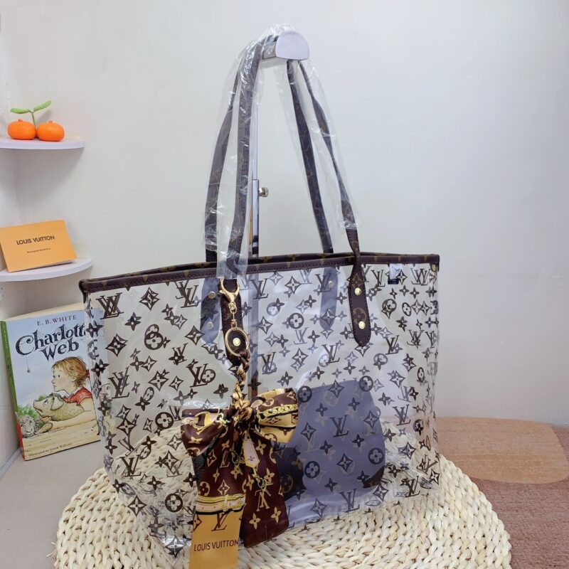 Alternative view of Louis Vuitton Transparent Tote Black 44Cm