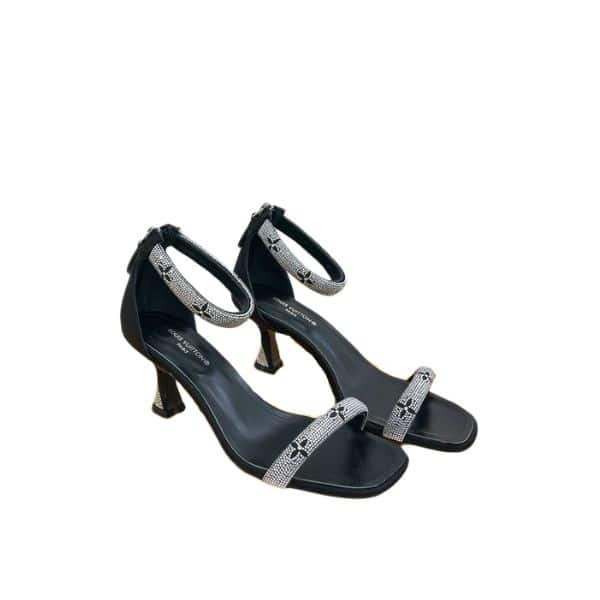 Louis Vuitton Sparkle Sandal Black 1Abiui