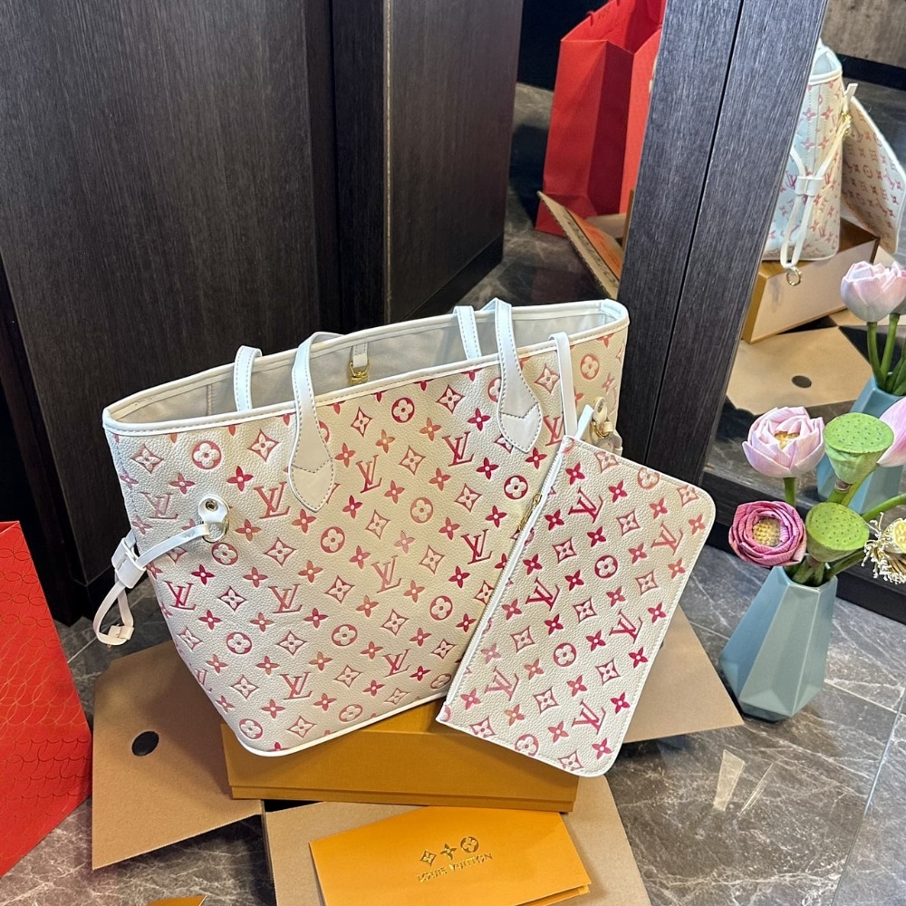 Iconic Set: Louis Vuitton Neverfull Mm And Zippy Wallet Monogram - Image 2