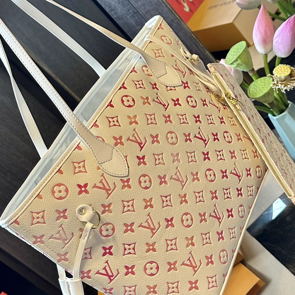 Iconic Set: Louis Vuitton Neverfull Mm And Zippy Wallet Monogram - Image 3