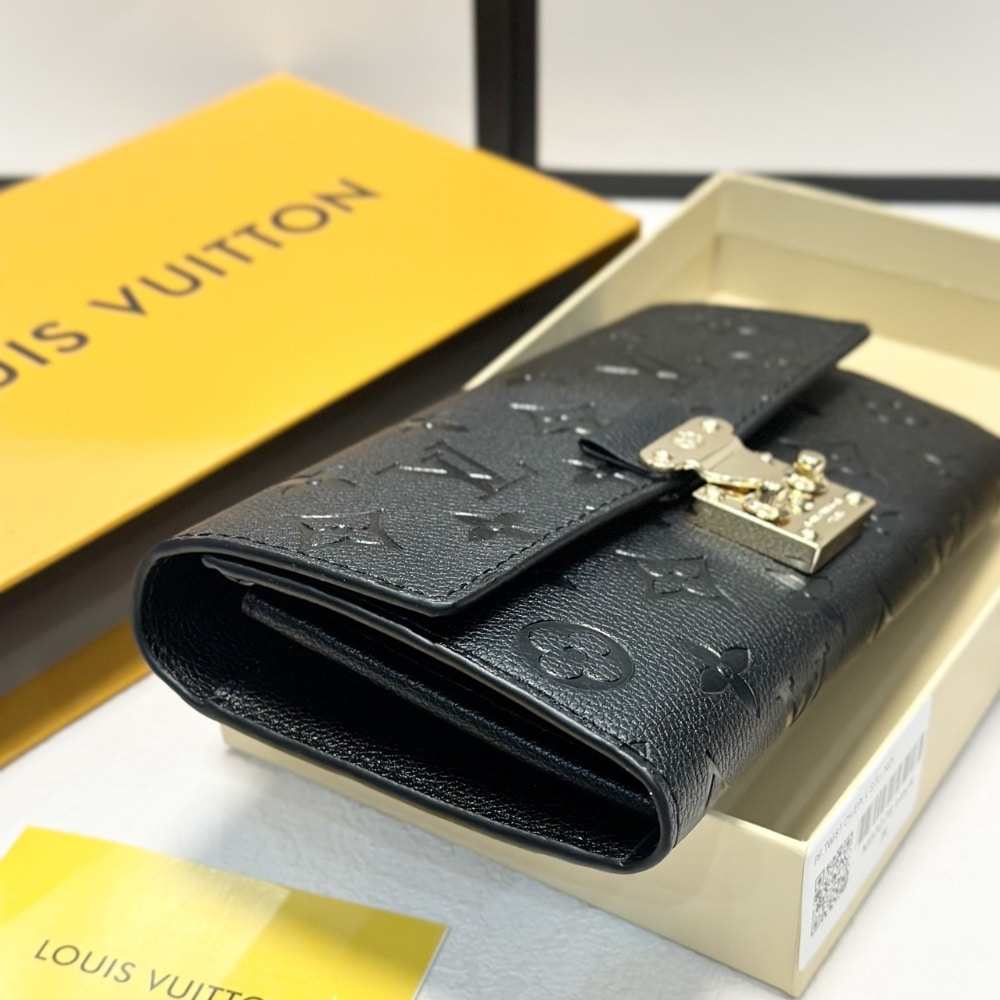 Iconic Set: Louis Vuitton Coussin Backpack PM And Sarah Wallet Monogram Empreinte - Image 10
