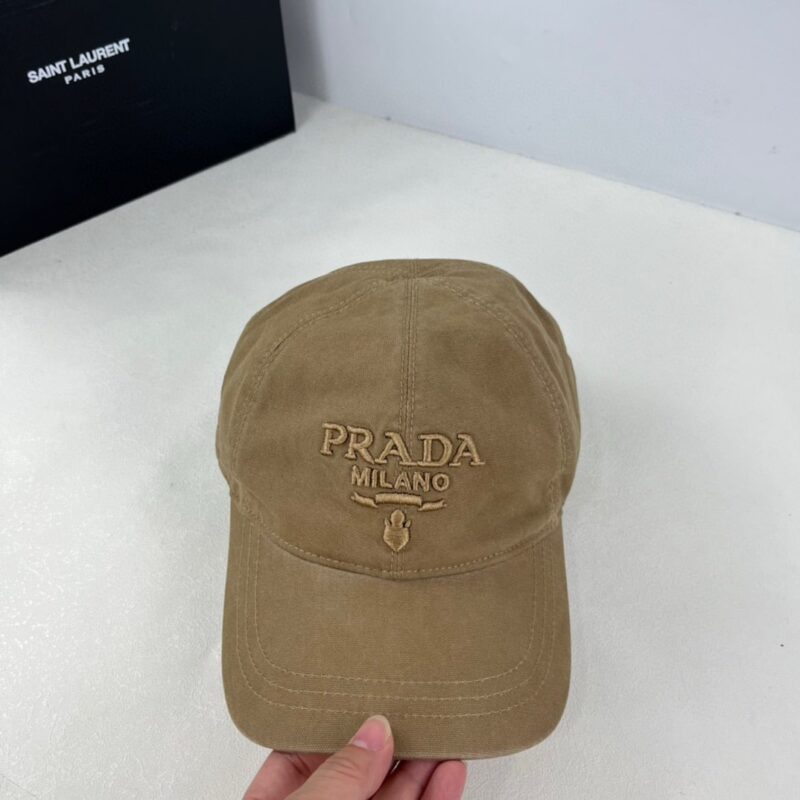 Alternative view of Prada Canvas Baseball Cap Beige 1Hc274 2C1S F0006