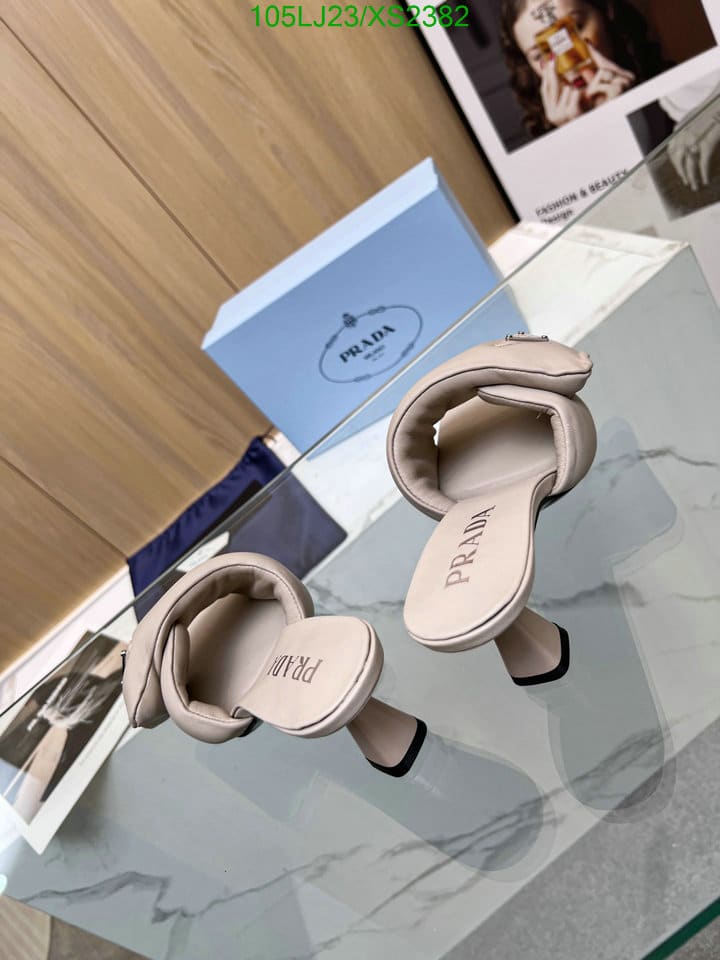 Alternative view of Prada Soft Padded Nappa Sandals Beige 1Xx6542Dl8F0F24F065