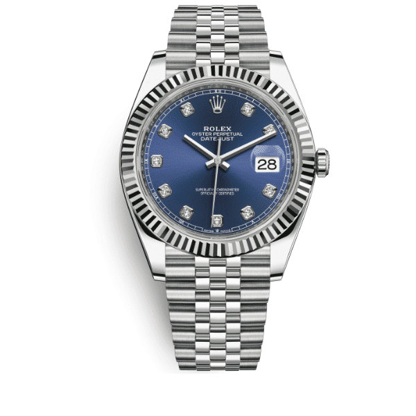 Rolex Datejust Navy Blue Watch 41Mm 126334 0016