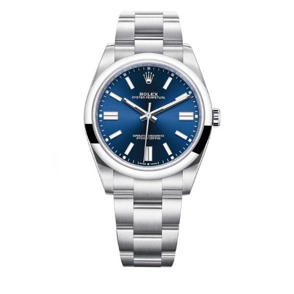 Rolex Oyster Perpetual Navy Blue 40Mm 124300 0003