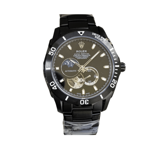 Rolex Oyster Perpetual Cosmograph Moonphase Black Dial 40Mm