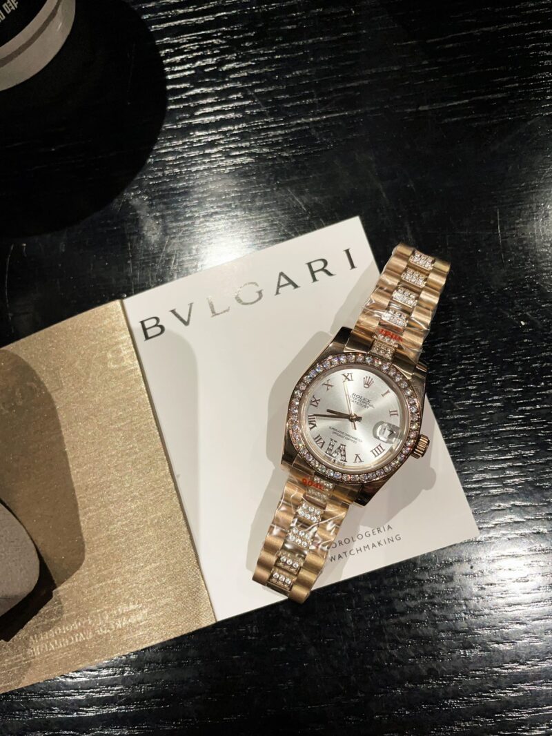 Alternative view of Rolex Datejust Diamond In Gold With Ice White Diamond 31Mm
