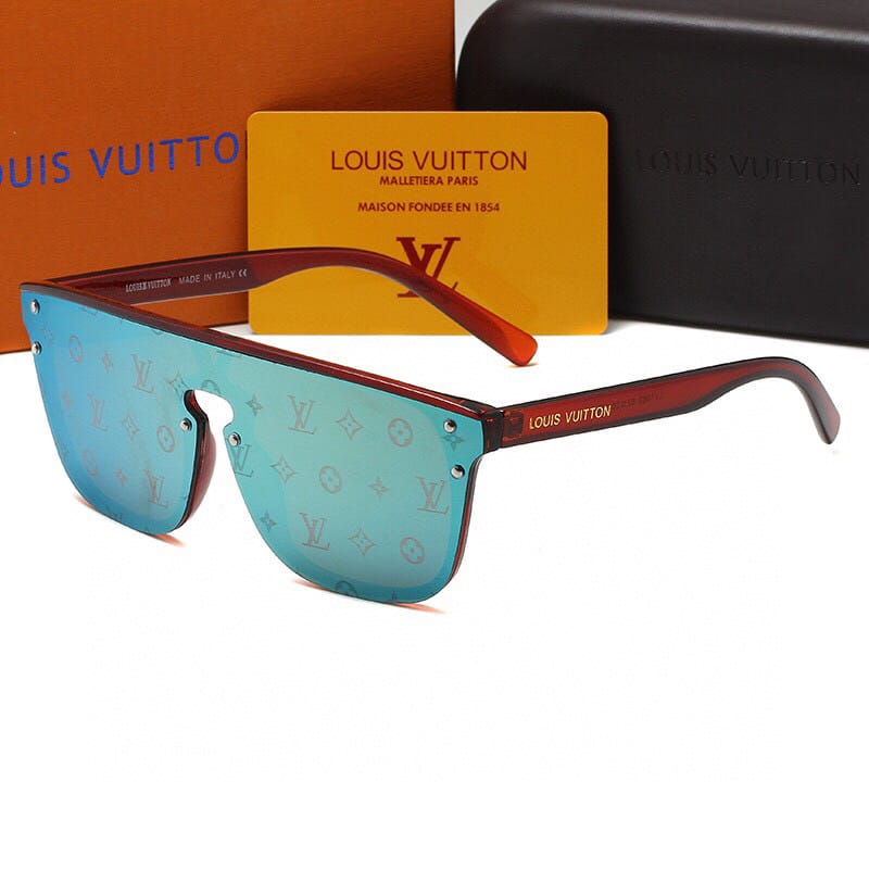 Alternative view of Louis Vuitton Waimea Sonnenstrongrille Stronglue And Red Monogram