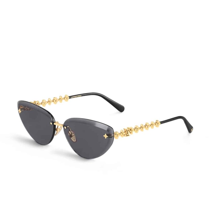 Louis Vuitton Lv Bloom Cat Eye Glasses Black Z2138U