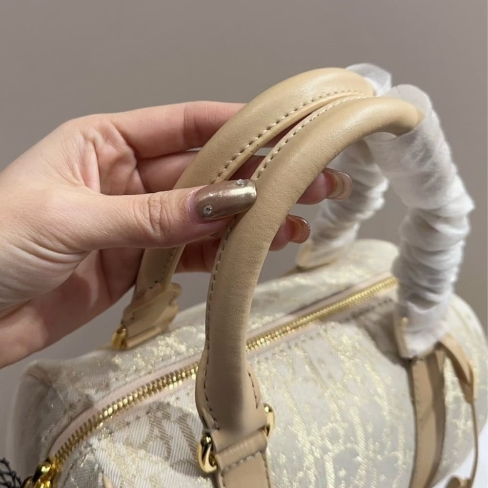 DIOR GROOVE 25 BAG OBLIQUE JACQUARD NATURAL 25CM M1365UTZQ M925 - Image 4