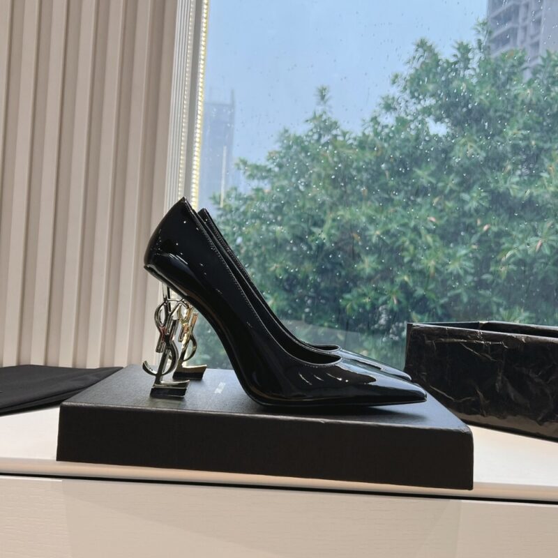Alternative view of Saint Laurent Opyum Pumps In Black 4720110Npkk1000