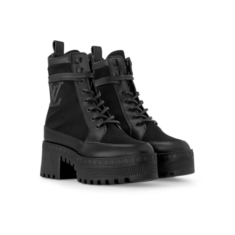 Louis Vuitton Laureate Platform Desert Boot Black 1Ac7Ro