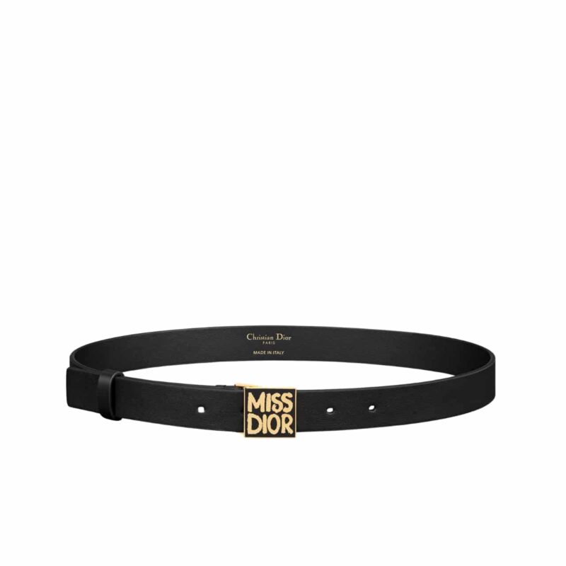 DIOR MISS DIOR GRAFFITI BELT BLACK 30MM B0598UMOD M900 95