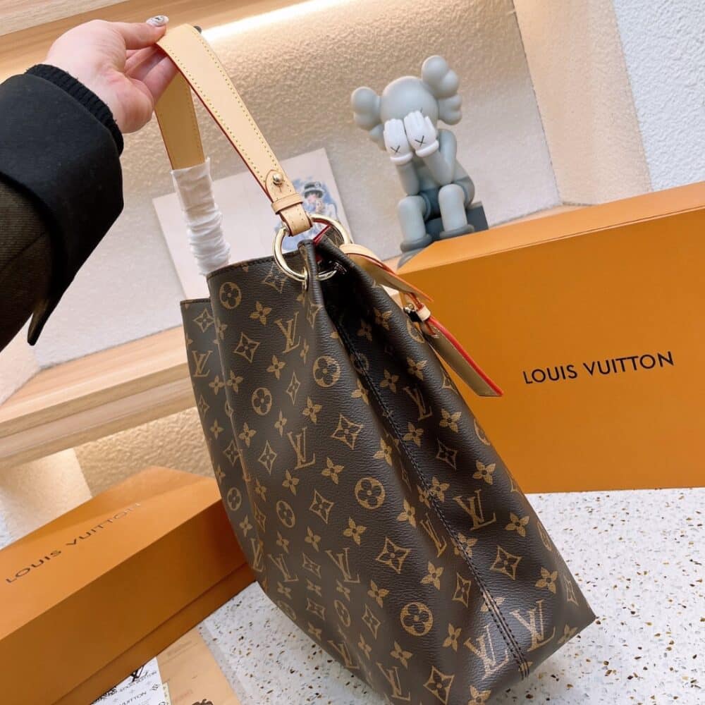 Iconic Set: Louis Vuitton Graceful Bag And Celeste Wallet In Monogram - Image 3