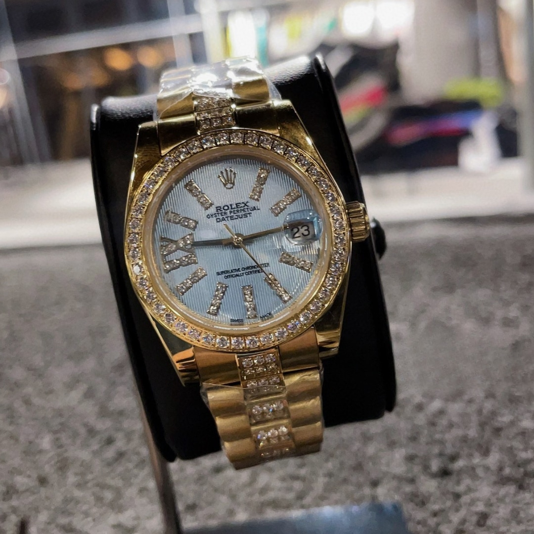 Rolex Lady Datejust 31 Cornflower Blue Dial Gold 18K 31Mm 279138BLSRDP - Image 3