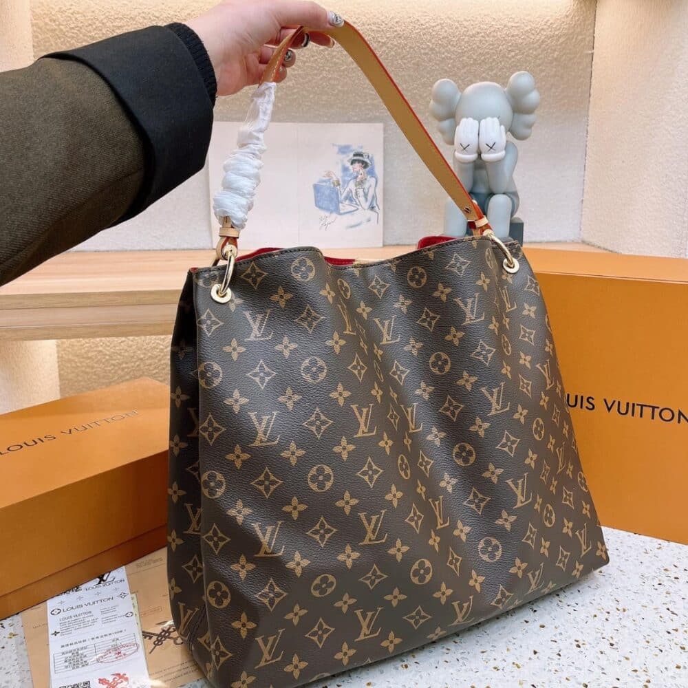 Iconic Set: Louis Vuitton Graceful Bag And Celeste Wallet In Monogram - Image 4