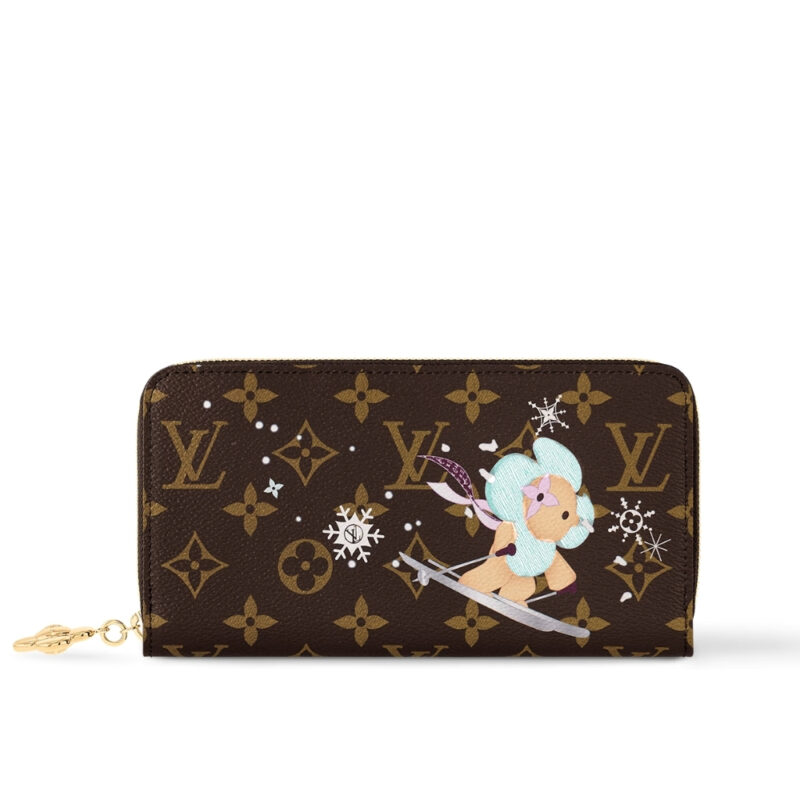 Louis Vuitton Zippy Wallet Azur Frost 19Cm M12223